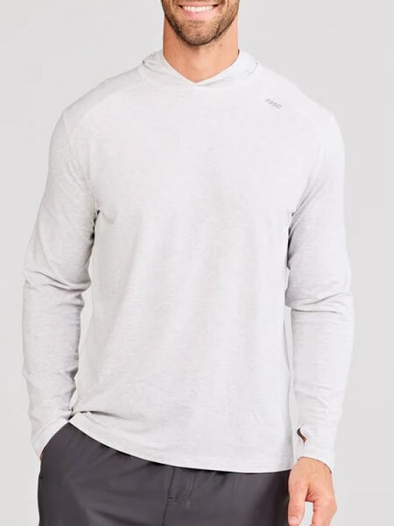 Tasc Carrollton Hoodie Marble Heather SKYTRAK Logo