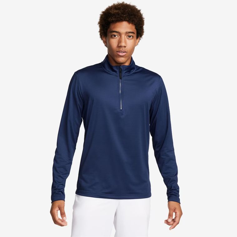 Nike Dri-FIT Victory 1/2 Zip Top Midnight Navy/White (SKYTRAK LOGO)