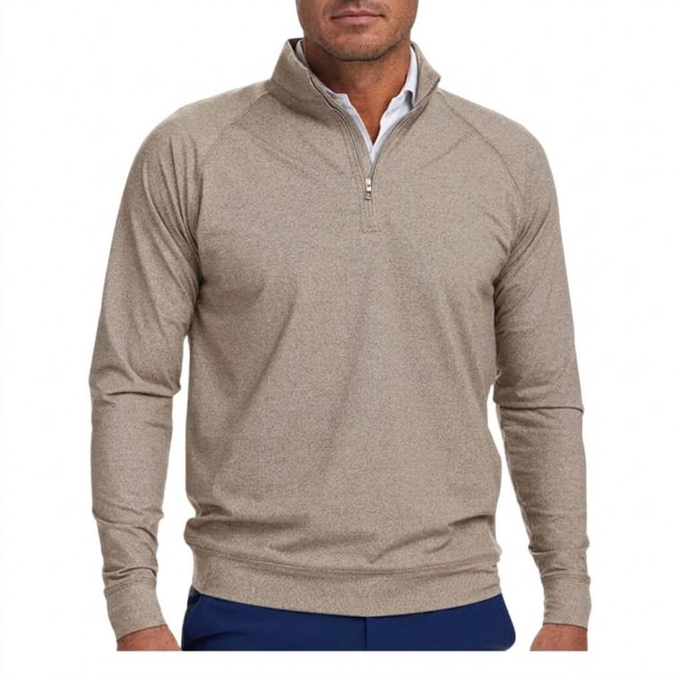 Holderness & Bourne Westland Pullover Heathered Dune 