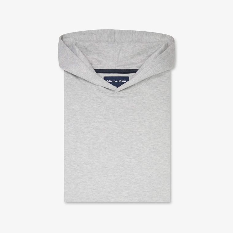 Mizzen+Main KPI Hoodie Light Gray Heather (GOLFTEC LOGO)