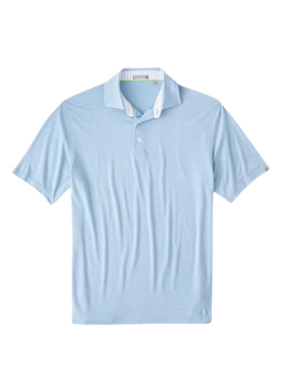 tasc Cloud Lightweight Polo Polar Heather