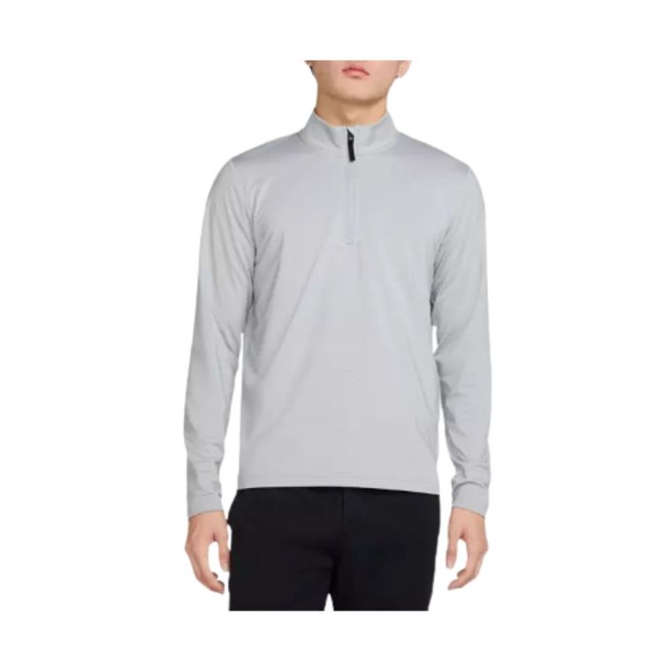 Nike Dri-FIT Victory 1/2 Zip Top Wolf Grey/Black (GOLFTEC LOGO)