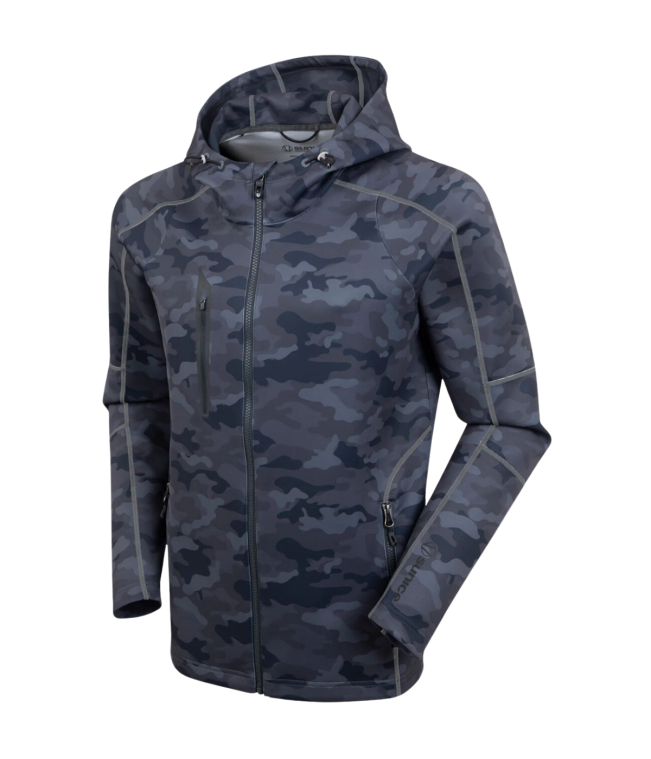 Sunice Allendale 2.0 Hooded Jacket Charcoal Camo/Black