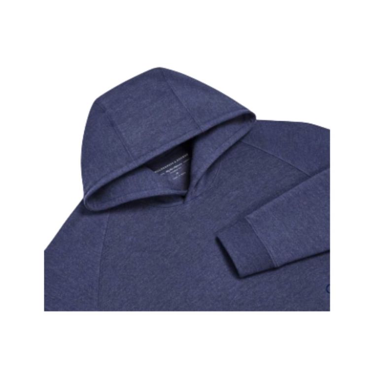 Holderness & Bourne Lawson Pullover Heathered Atlantic (GOLFTEC LOGO)
