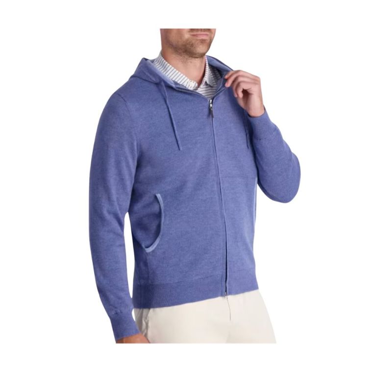 Fairway & Greene Holland Hoodie Blue Heather