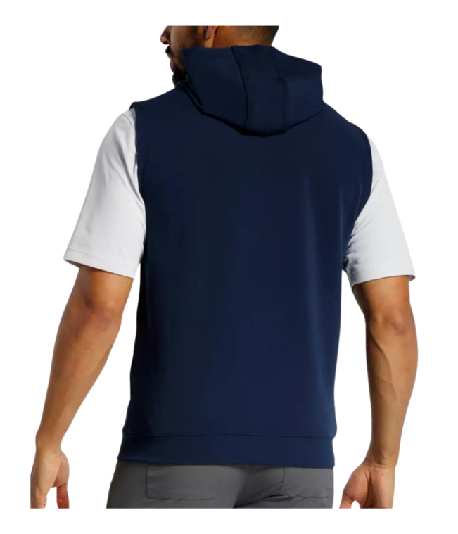 FootJoy Full-Zip Hoodie Vest Navy