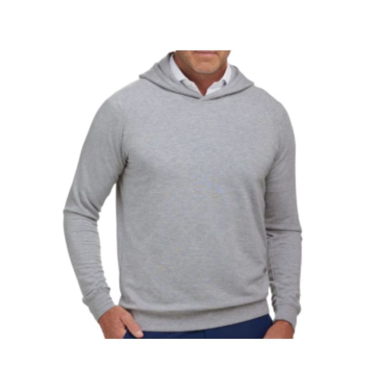 Holderness & Bourne Lawson Pullover Heathered Gray (GOLFTEC LOGO)