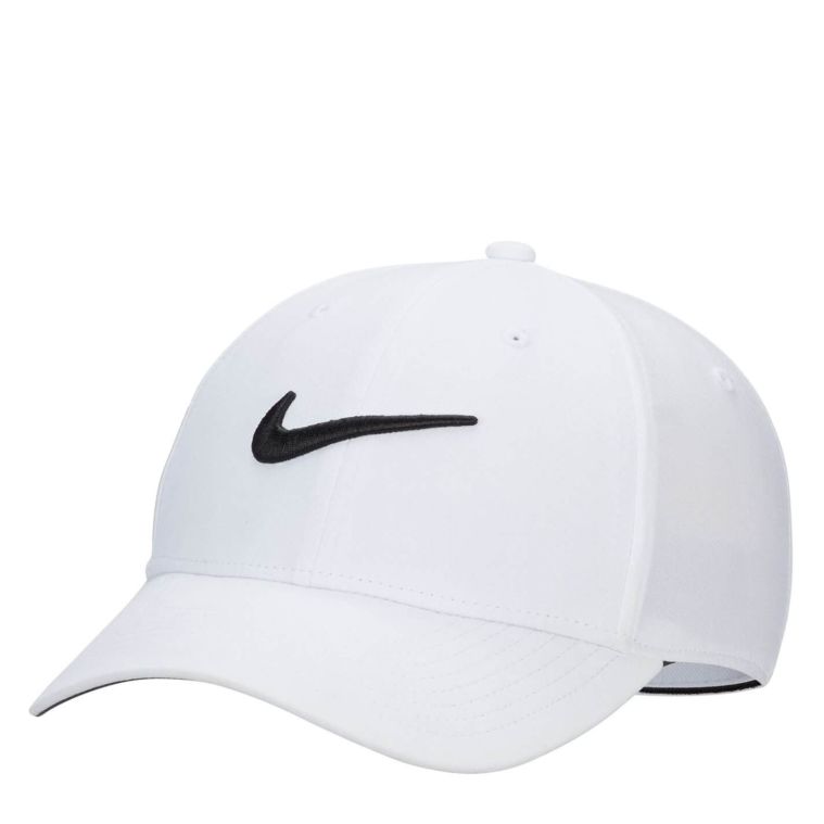 Nike Dri-FIT Club Structured Cap White/Black (GOLFTEC LOGO)