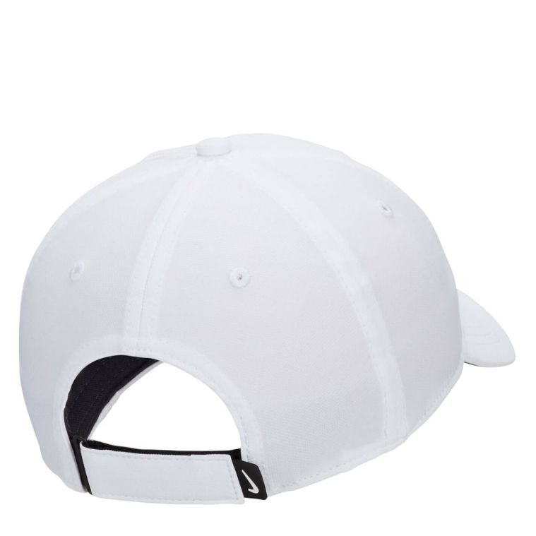 Nike Dri-FIT Club Structured Cap White/Black (GOLFTEC LOGO)