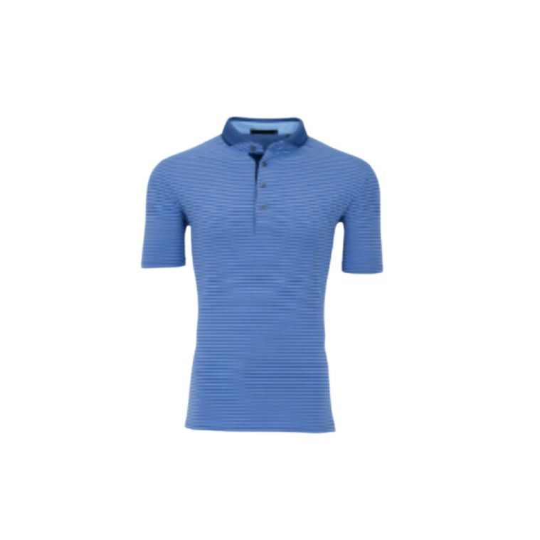 Greyson Hancock Stripe Polo Seahorse/Maltese/Wolf Blue