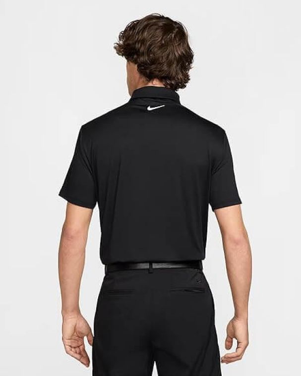 Nike Dri-Fit Tour Solid Polo Midnight Black/White