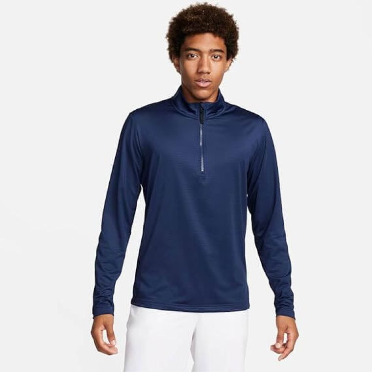 Nike Dri-Fit Victory Half Zip Midnight Navy/White