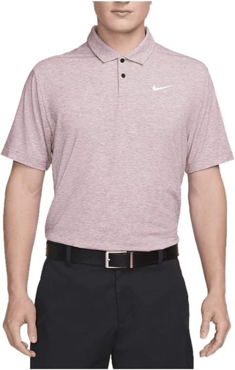 Nike Dri-FIT Tour Stripe Polo Burgundy Crush/White (GOLFTEC LOGO)