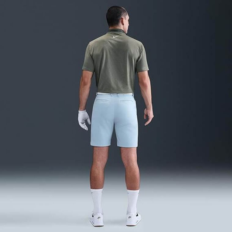 Nike Dri-FIT Tour Stripe Polo Clay Green/Pale Ivory (GOLFTEC LOGO)