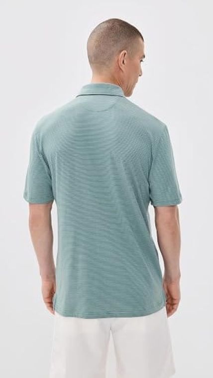 Faherty Movement Polo Aspen River (SKYTRAK Logo)