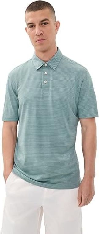 Faherty Movement Polo Aspen River (SKYTRAK Logo)