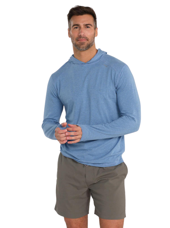 tasc Carrollton Hoodie Chambray Heather