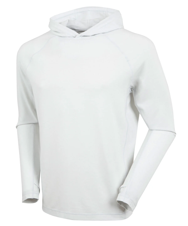 Sunice Gunner Soft Touch Knit Hoodie Down Grey Melange