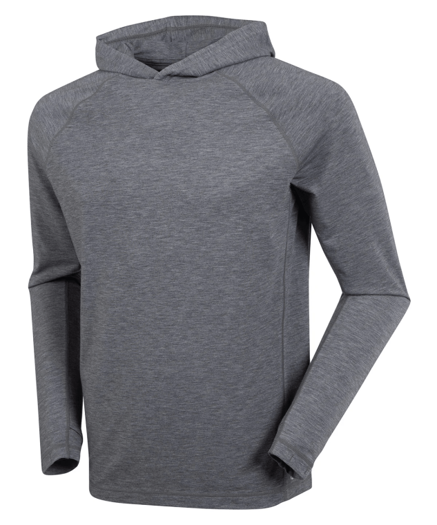 Sunice Gunner Soft Touch Knit Hoodie Charcoal Melange