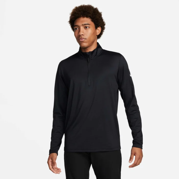 Nike Dri-FIT Victory 1/2 Zip Top Black/White (SKYTRAK LOGO)