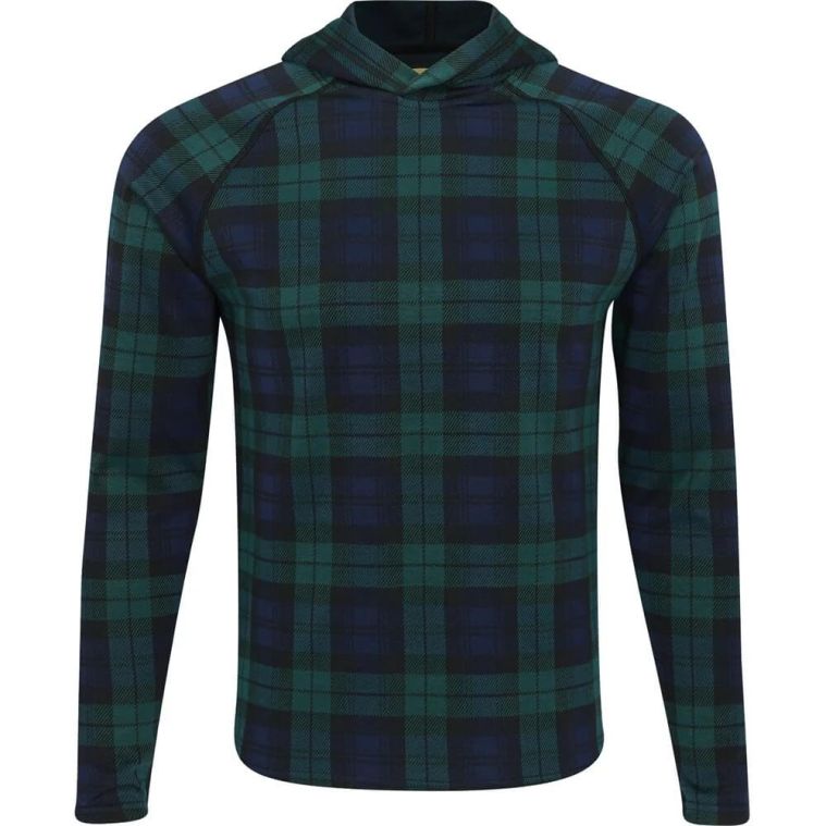 Field Day Doubleknit Hoodie Blackwatch Plaid
