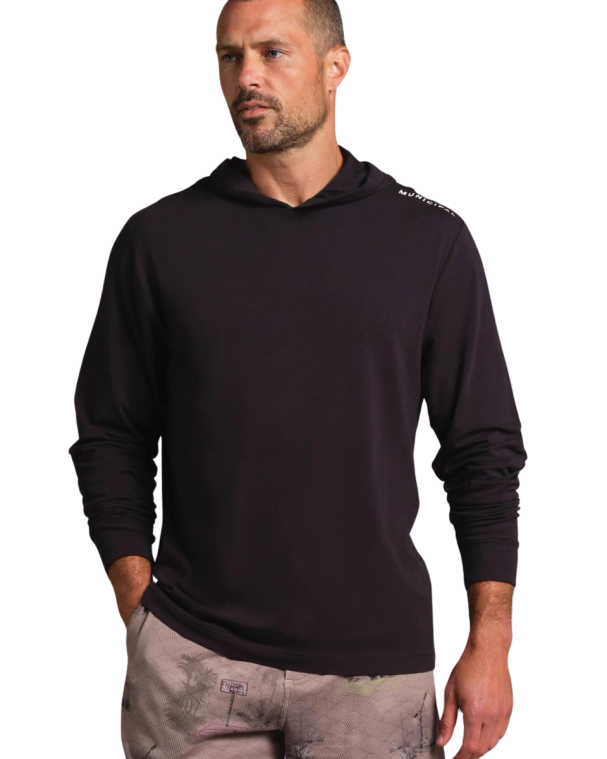 Municipal Enduro Stretch LS Hooded T-shirt Black 