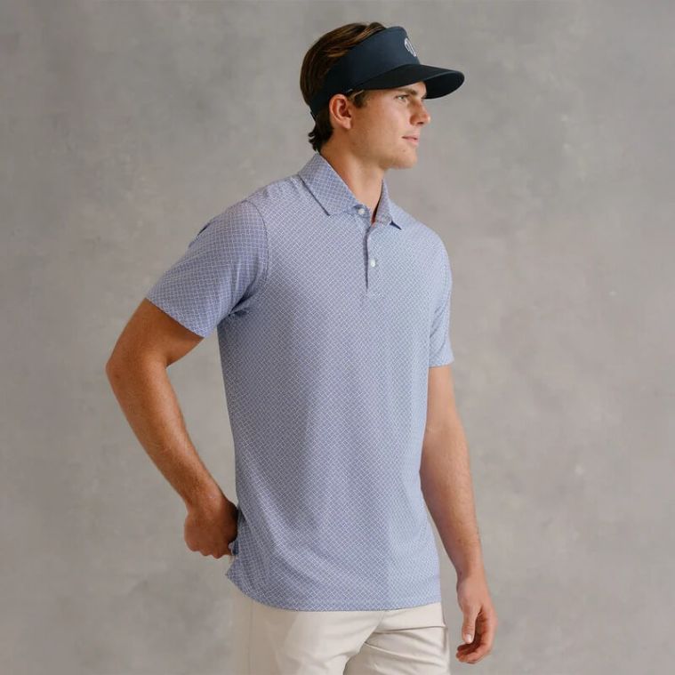 B. Draddy Cool Moore Polo White (GOLFTEC LOGO)