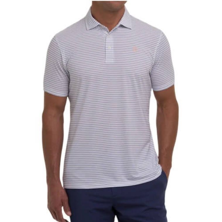 B. Draddy Matt Polo White/Batik (GOLFTEC LOGO)