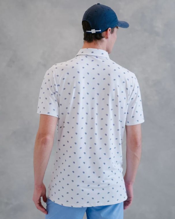 B. Draddy Cool Bee Draddy Polo White (GOLFTEC LOGO)