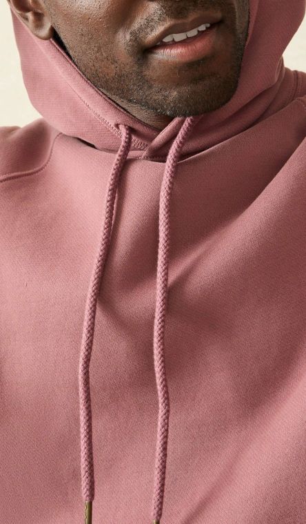 Faherty High Standard Fleece Hoodie Cocoa Mauve (SKYTRAK Logo)
