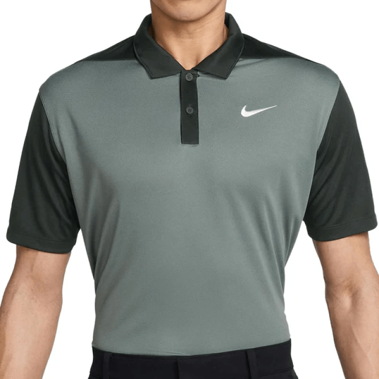 Nike Dri-FIT Victory+ Polo Clay Green/White (GOLFTEC LOGO)