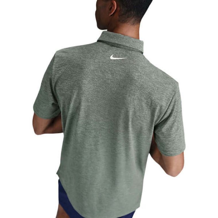 Nike Dri-FIT Tour Jacquard Polo Clay Green/Night Forest/Pale Ivory (GOLFTEC LOGO)