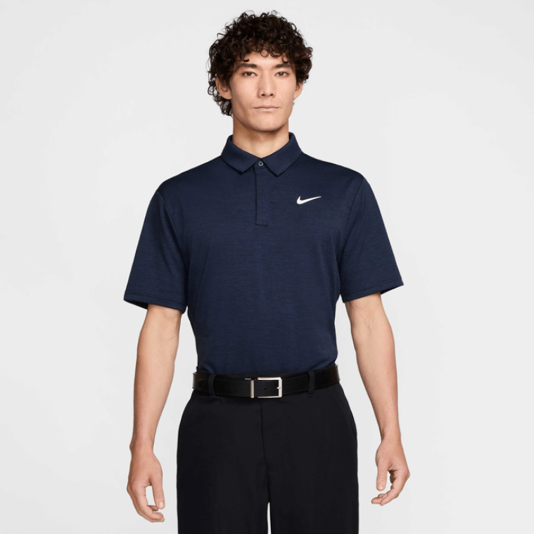 Nike Dri-FIT Tour Jacquard Polo Midnight Navy/Black/White (GOLFTEC LOGO)