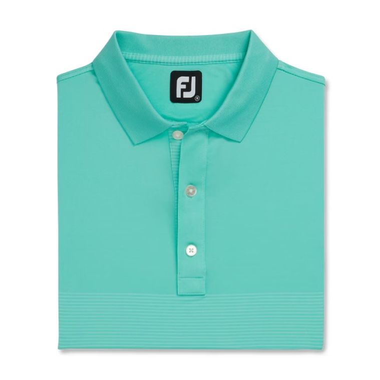FootJoy Lisle Engineered Polo Green/White