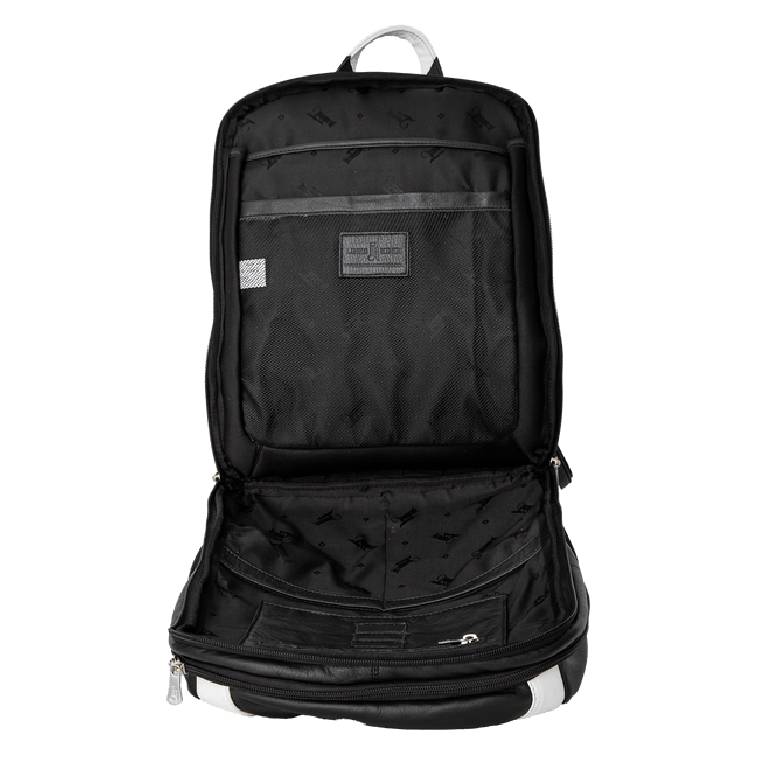 Links & Kings Links Backpack Black SKYTRAK Logo