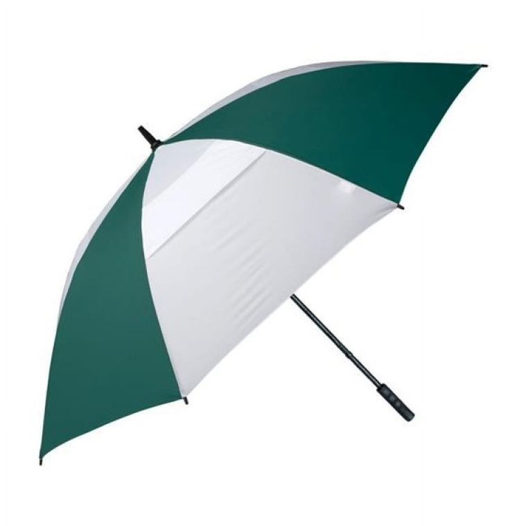 Haas-Jordan Hurricane Umbrella Pine/White (GOLFTEC LOGO)