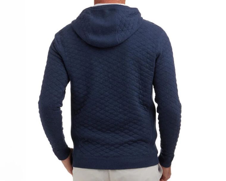 Holderness & Bourne Wallace Hoodie Heathered Navy