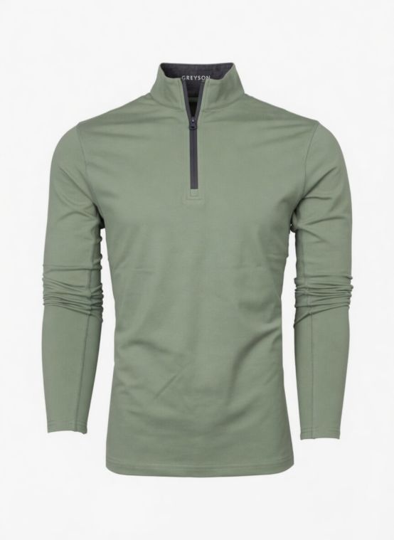 Greyson Tate Quarter Zip Toadflax