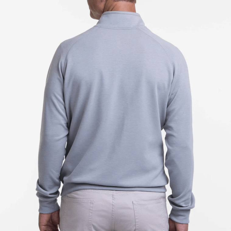 Fairway & Greene Valley 1/4 Zip Shadow Grey Heather (GOLFTEC LOGO)