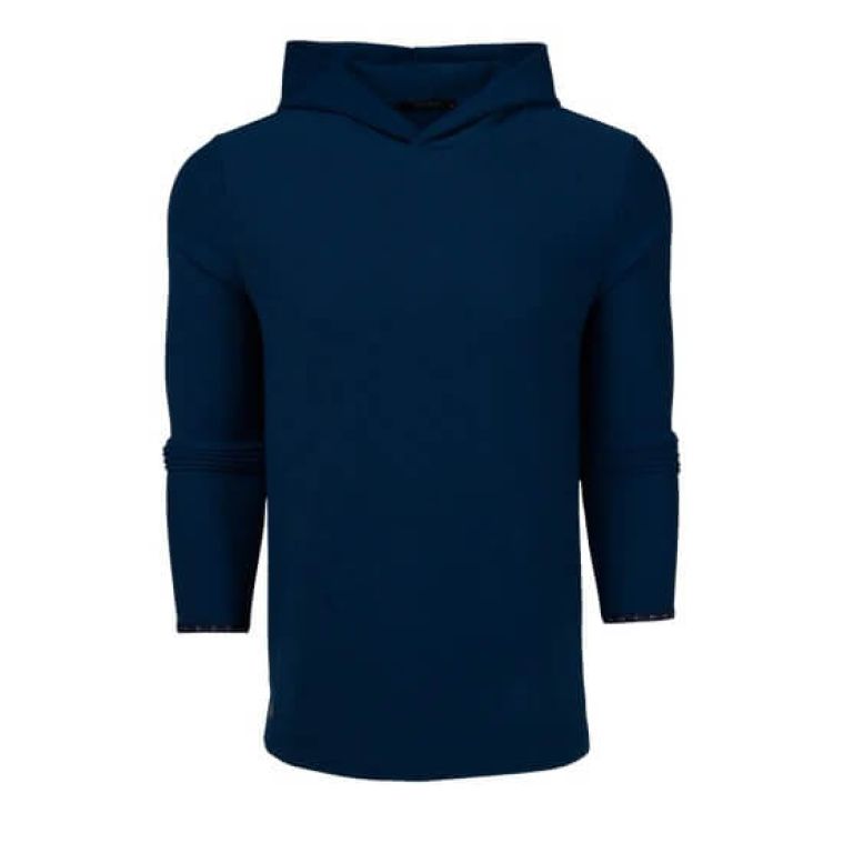 Greyson Traverse Waffle Hoodie Maltese Blue