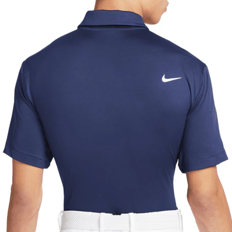 Nike Dri-FIT Tour Solid Polo Midnight Navy/White (SKYTRAK LOGO)