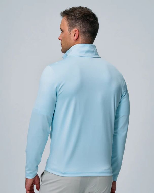 Fairway & Greene Coughlin 1/4 Zip Coast/White (GOLFTEC LOGO)