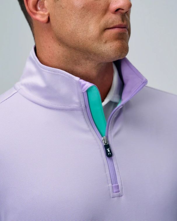 Fairway & Greene Coughlin 1/4 Zip Olympia/White (GOLFTEC LOGO)