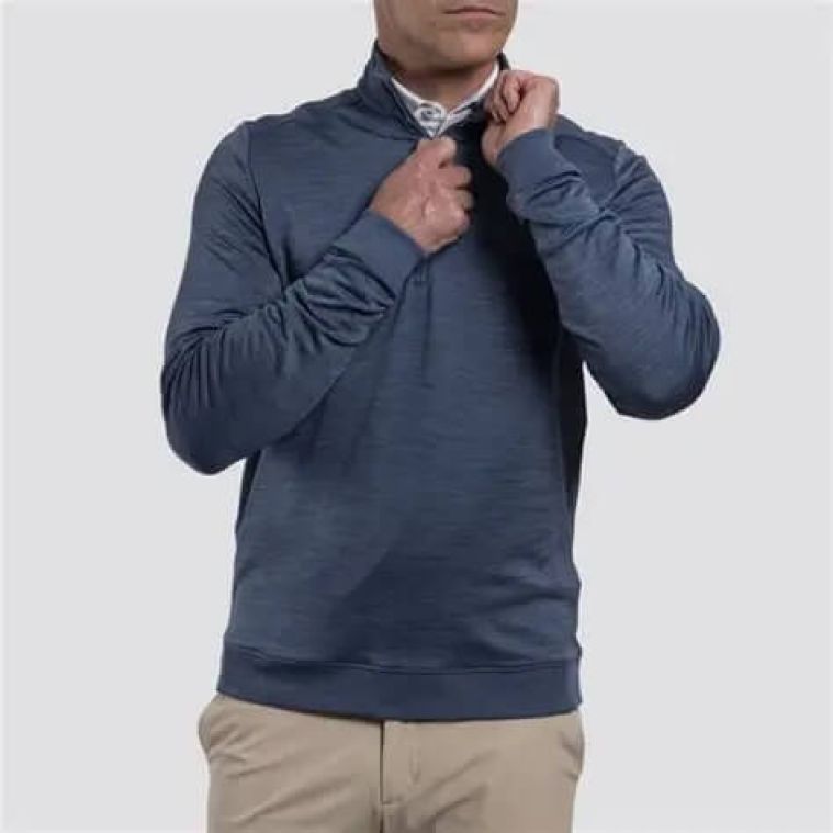 KJUS Liam Techwool Half-Zip Admiral Blue