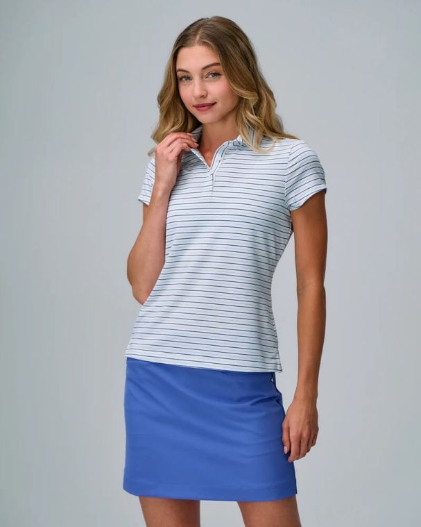Fairway & Greene Women's Drew Polo Bocce/Seabrook (GOLFTEC LOGO)