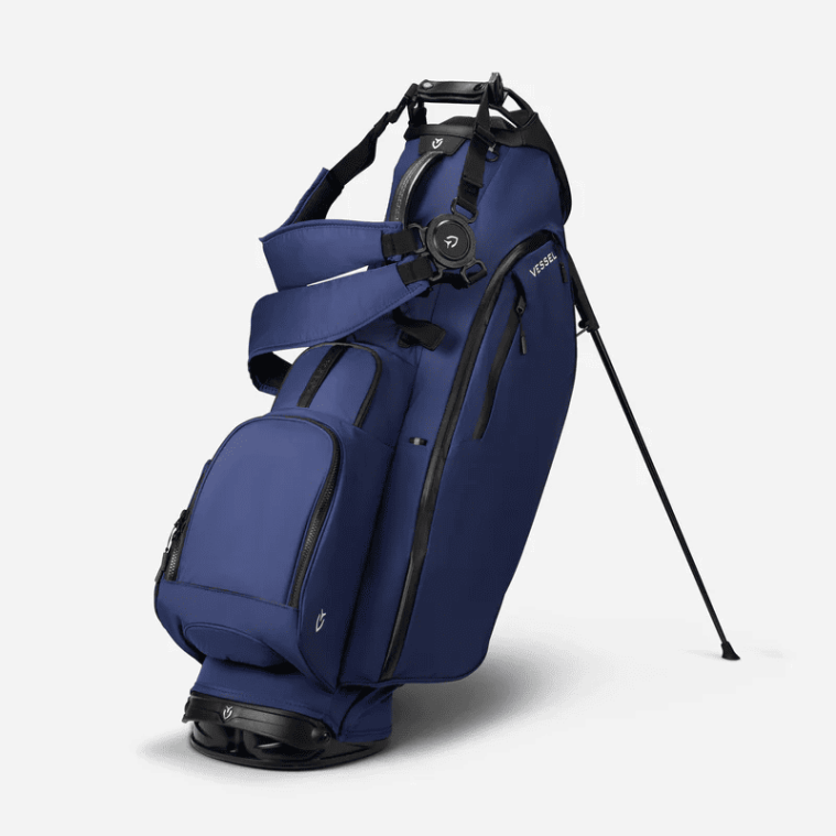 Vessel Player IV Air 6-Way Navy GOLFTEC Logo 