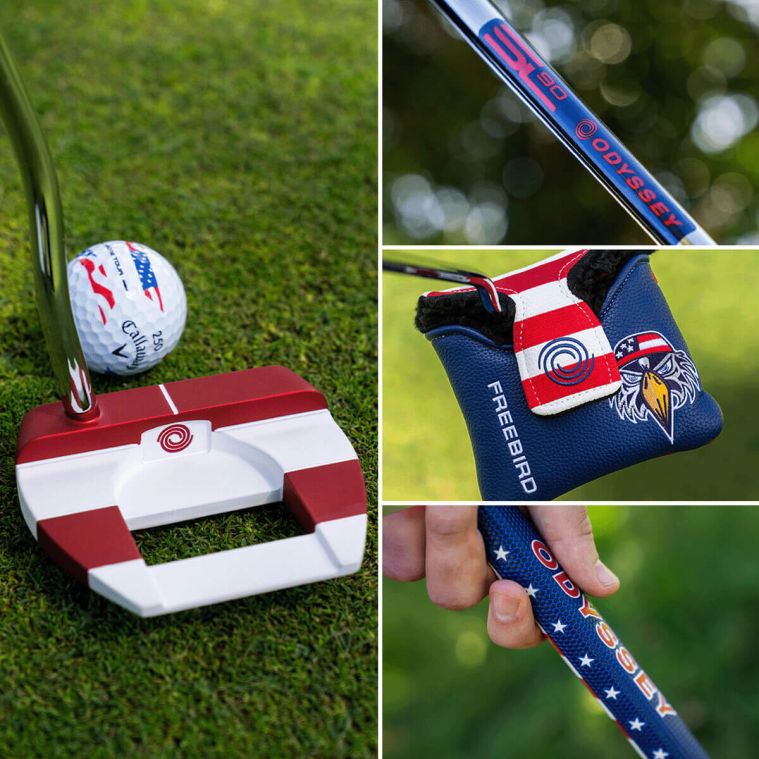 Odyssey AI Dual USA 250 Freebird Square Putter