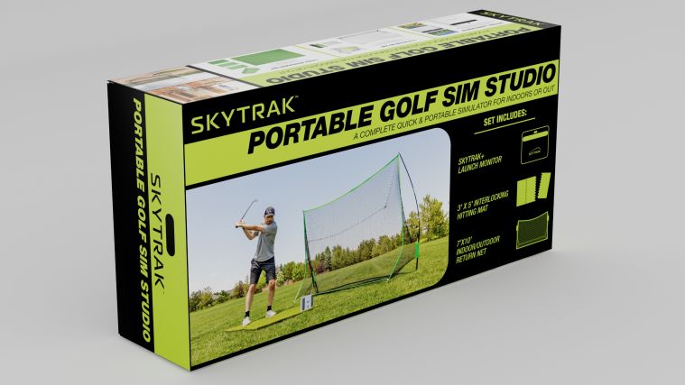 SKYTRAK+ Portable Golf Sim Studio