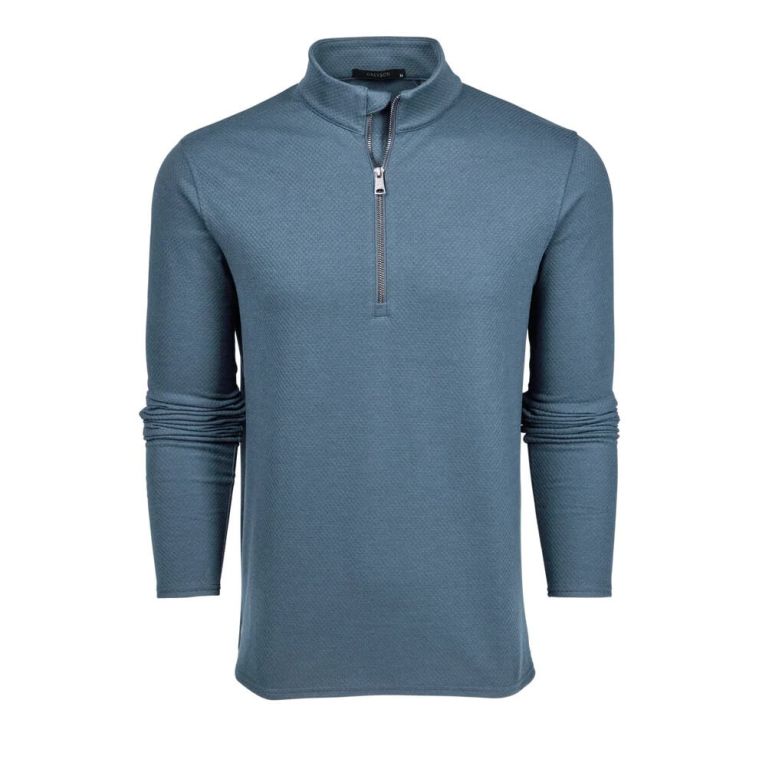 Greyson Troy Quarter Zip Vintage Indigo