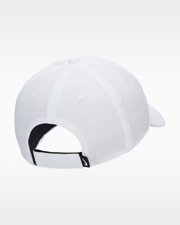 Nike Dri-FIT Club Structured Cap Black/White (GOLFTEC LOGO)